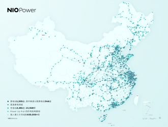 蔚來(lái)?yè)Q電站總數(shù)突破1,300座